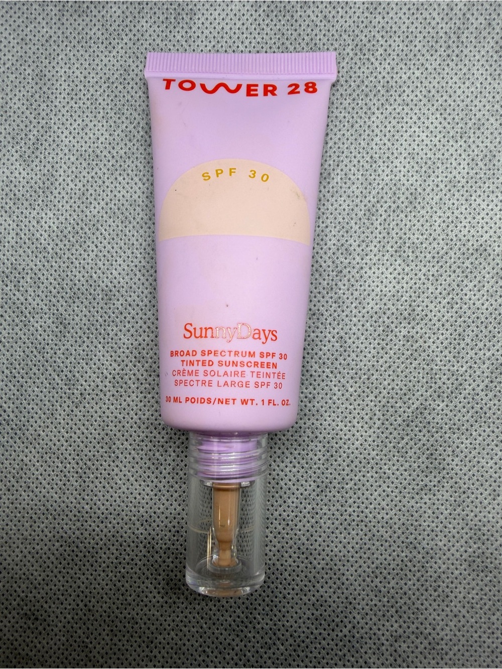 Tower 28 SunnyDays Tinted Sunscreen SPF 30 - Light Pink Tube